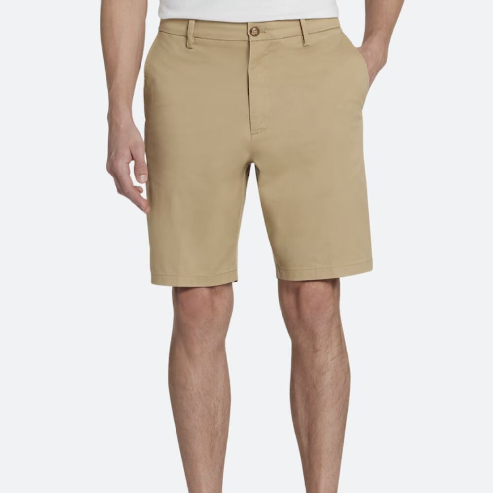Joseph Abboud Modern Fit Shorts in Cornstalk Stylish Men's Size 44 Casual Shorts